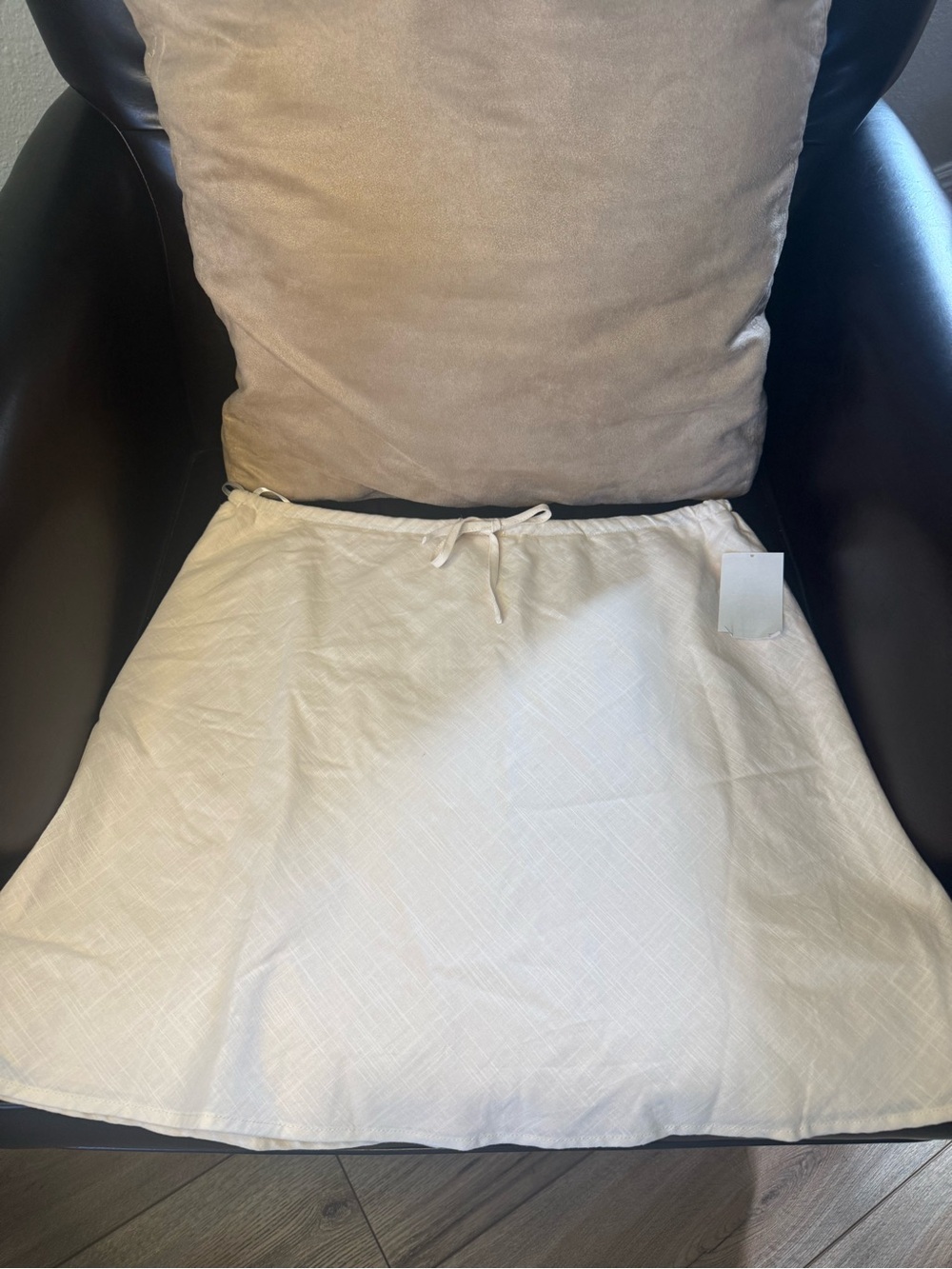 🌸 NWT Petal & Pup Cream Textured A-Line Cut Mini Skirt (Size XL) 🌸